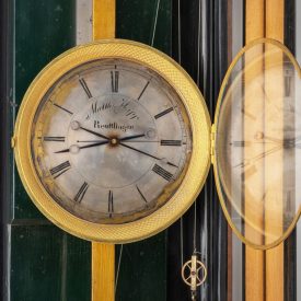 Dial on Matthaus Hipp's regulator clock